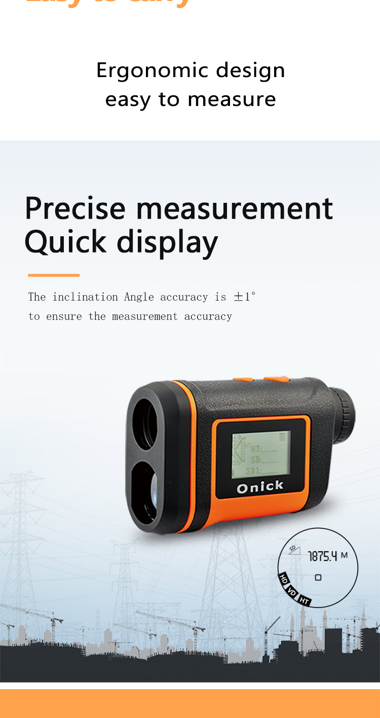 360AS color screen laser rangefinder