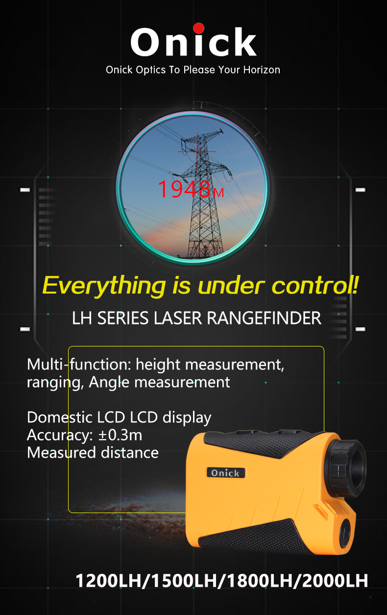 1000LH Power forestry laser rangefinder telescope