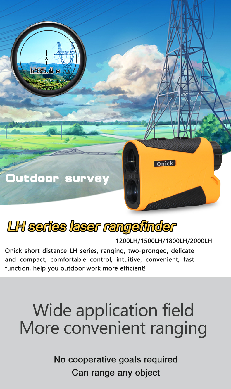 800LH Laser rangefinder telescope