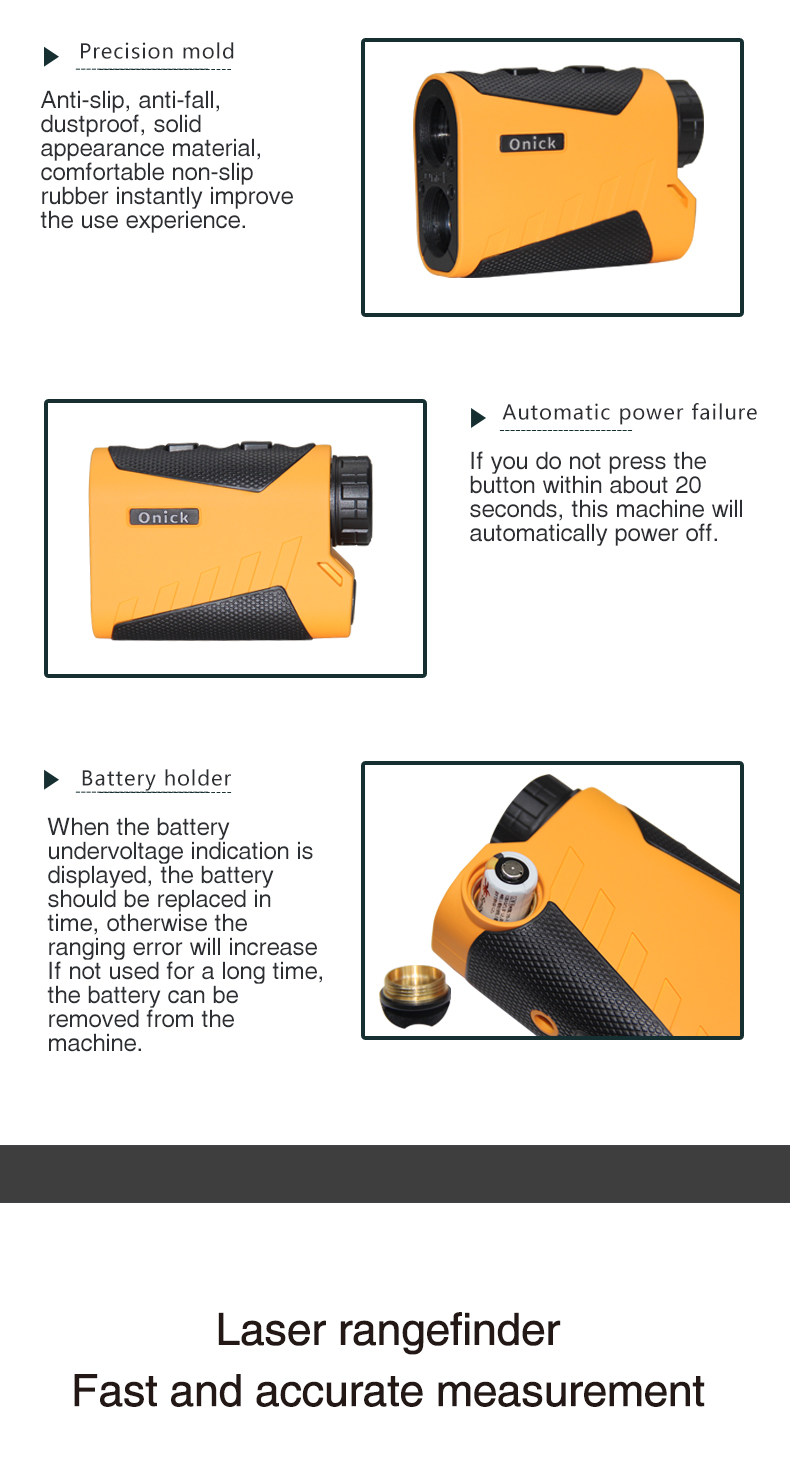 1000LH Power forestry laser rangefinder telescope