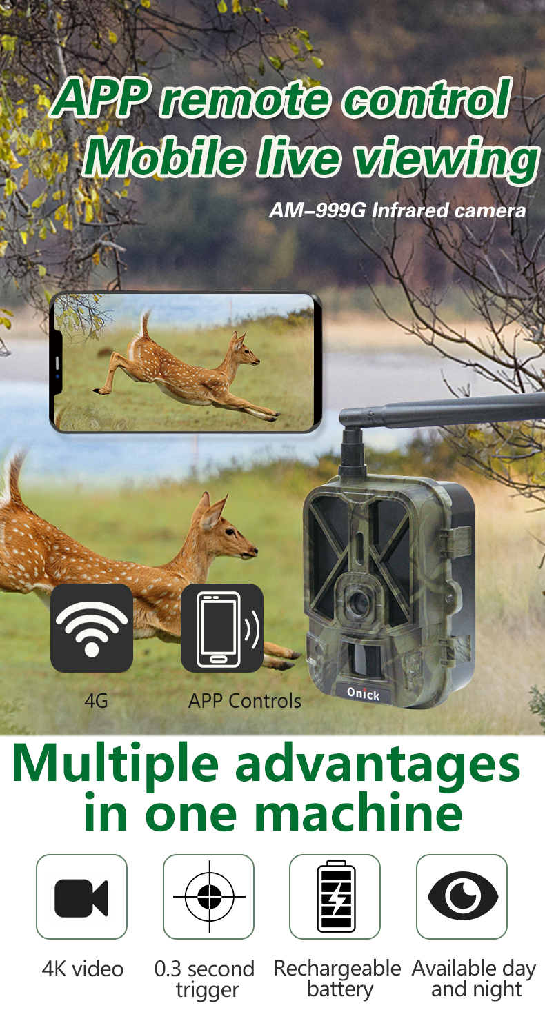 AM-999G Wildlife Infrared Trigger Camera