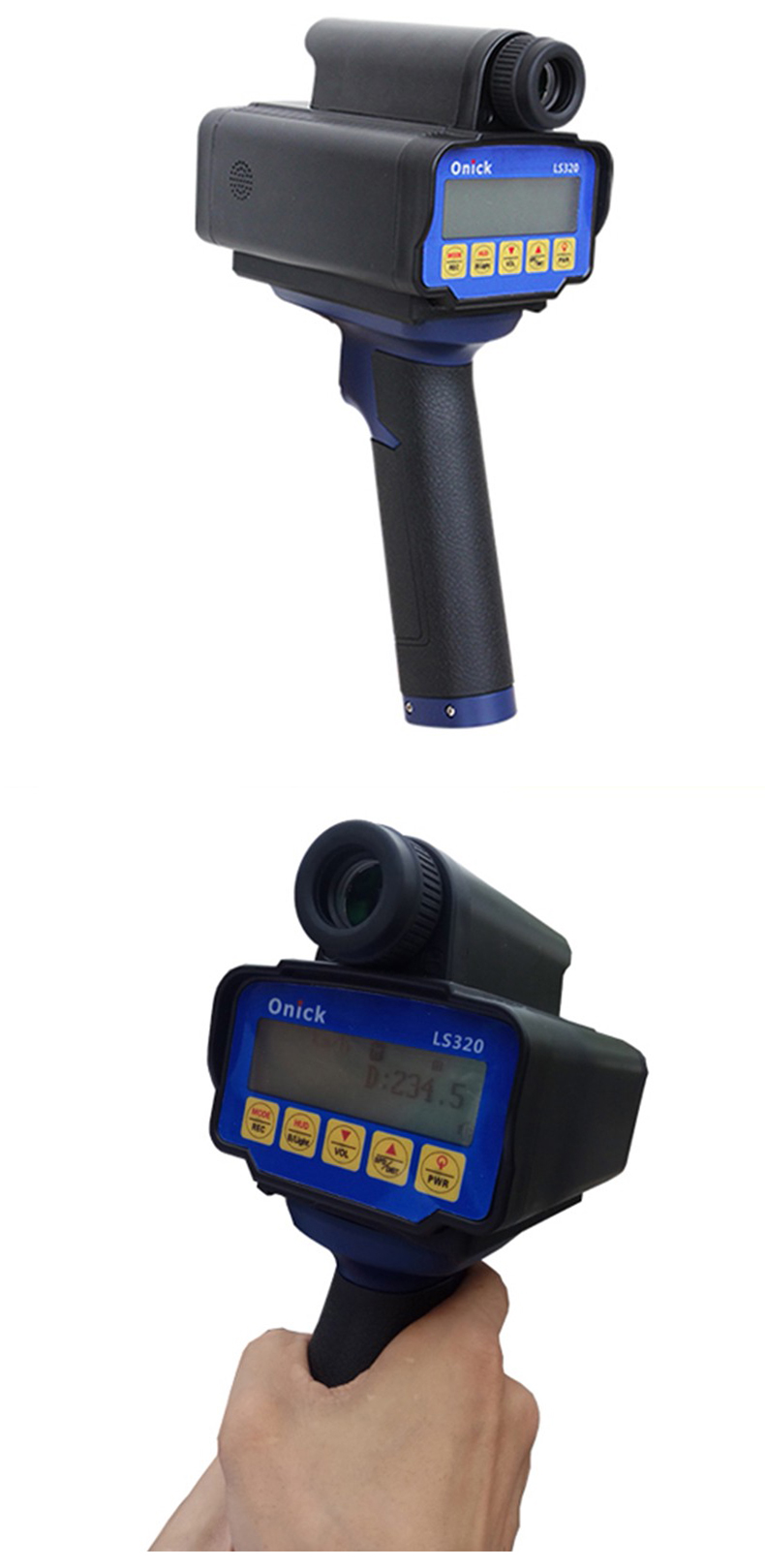 Laser speed gun