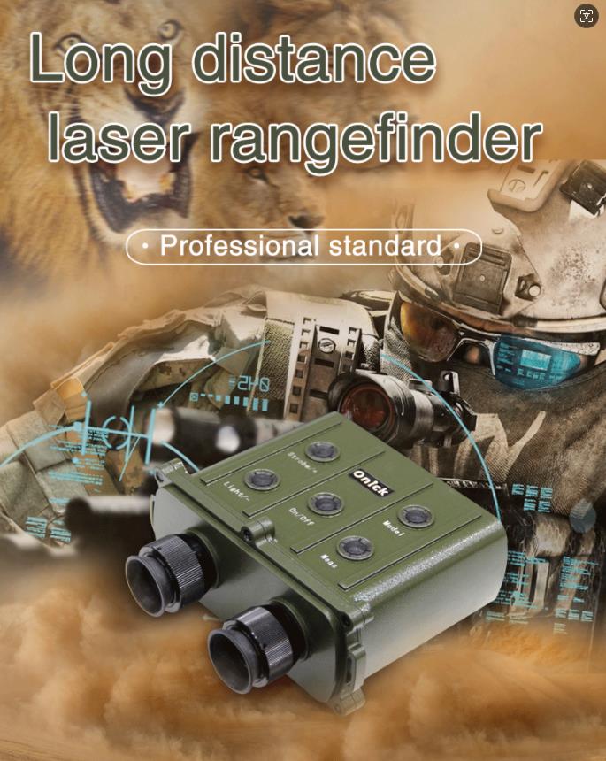 CI series Binocular military green laser rangefinder