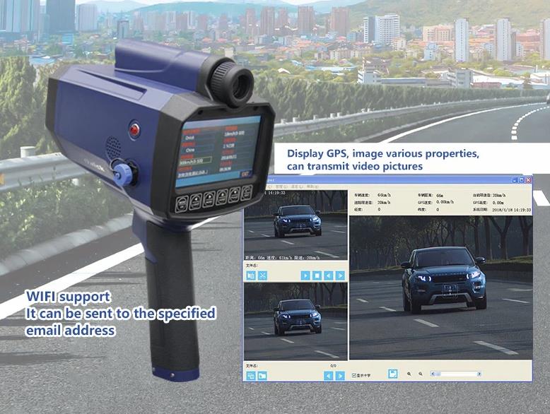 Industrial design case of testing equipment Traffic police speedometer protects road safety