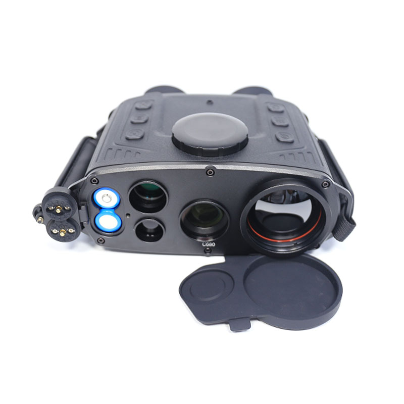 RE680 ranging version binocular fusion infrared thermal imager laser ranging hotspot tracking support wifi