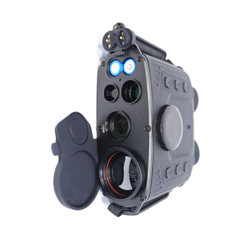 RE680 ranging version binocular fusion infrared thermal imager laser ranging hotspot tracking support wifi