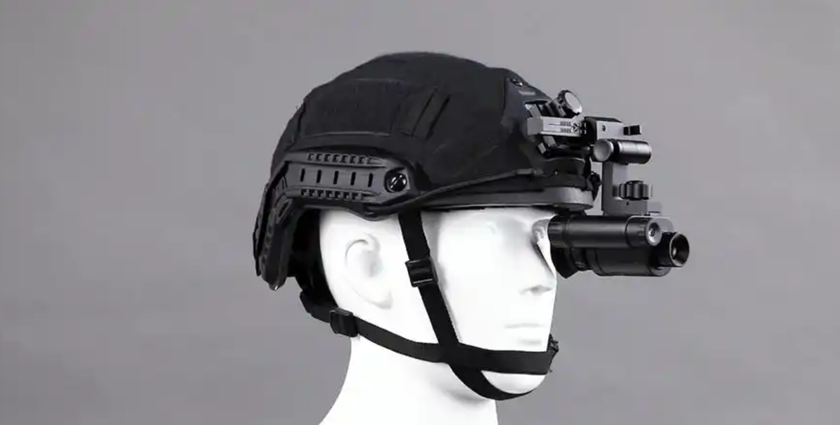 What are the military applications of helmet night vision