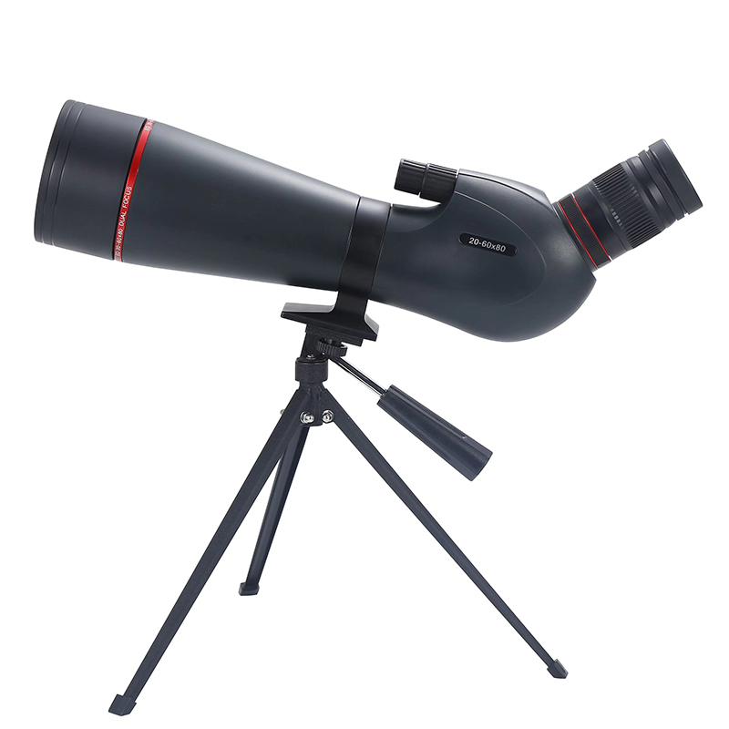 Scout series 20-60x80ED monocular telescope, target scope with rangefinder reticle