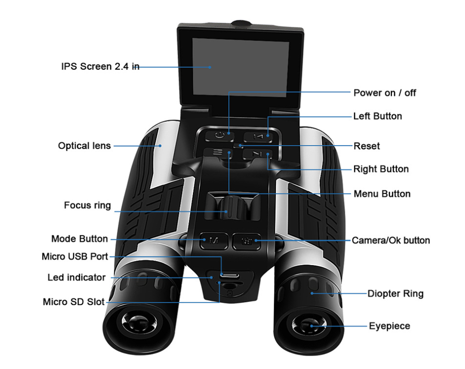 Digital camera telescope, military telescope, hunting telescope, outdoor telescope, HD telescope