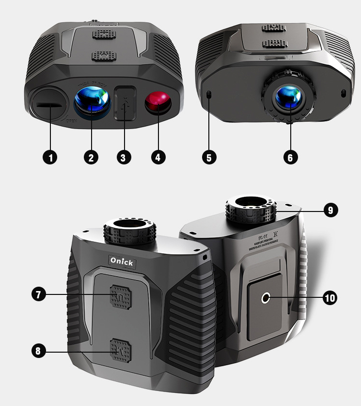 LF5000 Laser Rangefinder Telescope