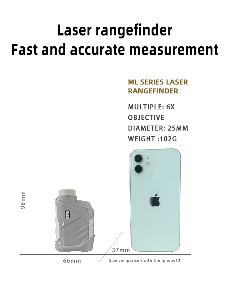 High Precision Outdoor Golf Laser Rangefinder